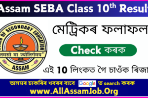 Assam HSLC Result 2025