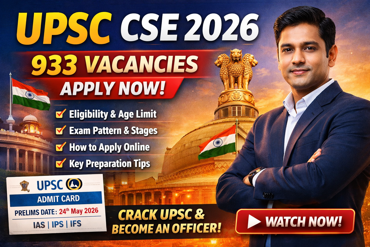 UPSC CSE 2026 Notification Out
