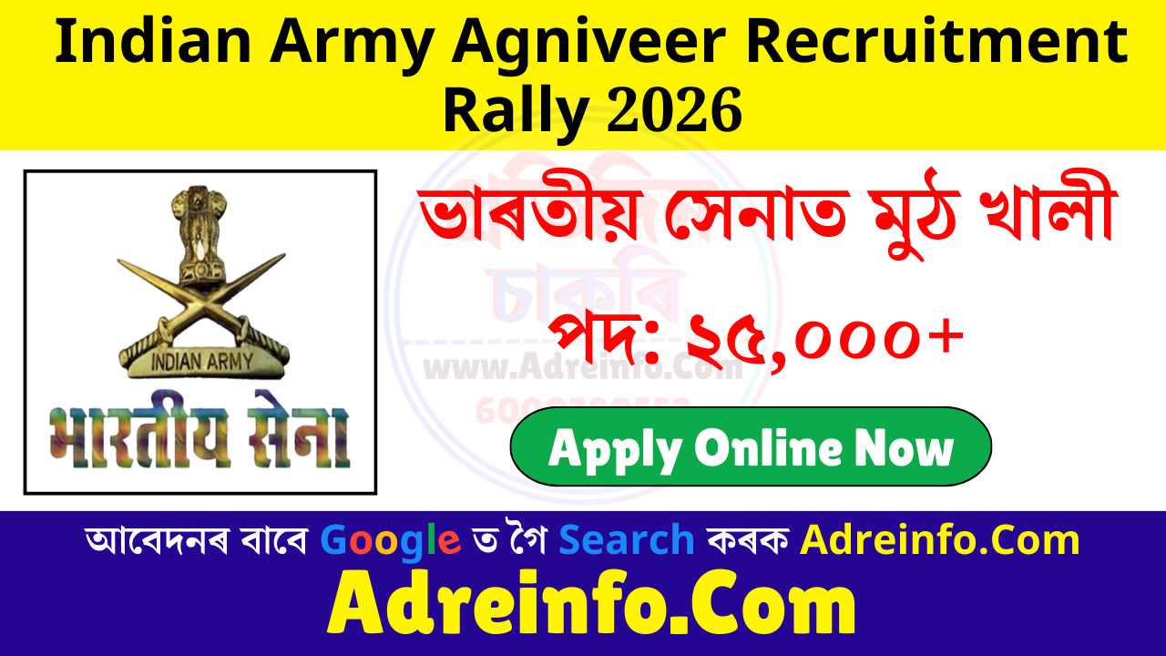 Indian Army Agniveer Recruitment Rally 2026