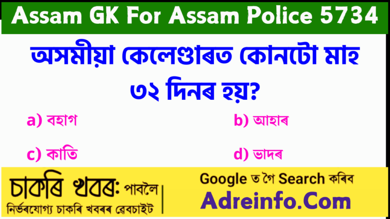 Assam Police Recruitment 2026